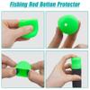 JOGFFDE Fishing Rod Butt Cushion Fishing Rod Tube End Caps Silicone Fishing Rod Protector 3 Sizes Fishing Rod Seat NonSlip Stand Fixing Pole Holder Cushion Fishing Gear Equipment(Medium-6pcs) view 3