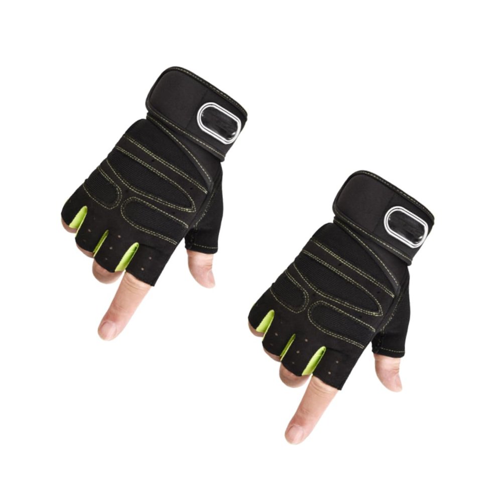 balacoo Workout Gloves for Men Half-Finger Design Breathable Fitnesss Gloves for Weight Lifting Climbing Riding
