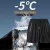 QARMAX 2PCS Puliam Shorts, ICY Shorts Men's Ice Silk Stretch Quick-Dry Shorts, Men's Plus Size Ice Silk Stretch Shorts (A,8XL) view 4