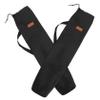 SUPVOX 2pcs Tent Pole Storage Bag Wear-Resistant Camping Bag for Fishing Rods and Outdoor Gear Durable Convenient Drawstring Design Black view 1