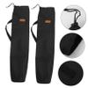 SUPVOX 2pcs Tent Pole Storage Bag Wear-Resistant Camping Bag for Fishing Rods and Outdoor Gear Durable Convenient Drawstring Design Black view 3
