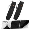 SUPVOX 2pcs Tent Pole Storage Bag Wear-Resistant Camping Bag for Fishing Rods and Outdoor Gear Durable Convenient Drawstring Design Black view 4