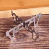 1/2 Hiking Support Rack - Outdoor Cookware Holder, Camping Gear Stove Stand | Maverick Camping Wood Burner, Fire Pit Cooking Grill, Backpacking Stove Cross Stand for Trekking Adventures Fishing view 3