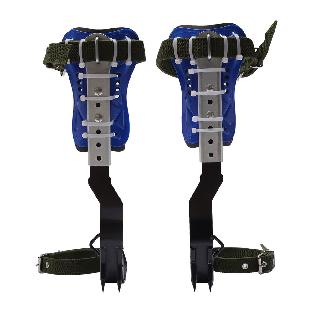 FTUREPAC Climbing Spike for Outdoor Activities,Stable & Solid Tree Climbing Spike Set with Safety Guard,Adjustable Tree Climbing Gear with Extra Multi-Functional Straps