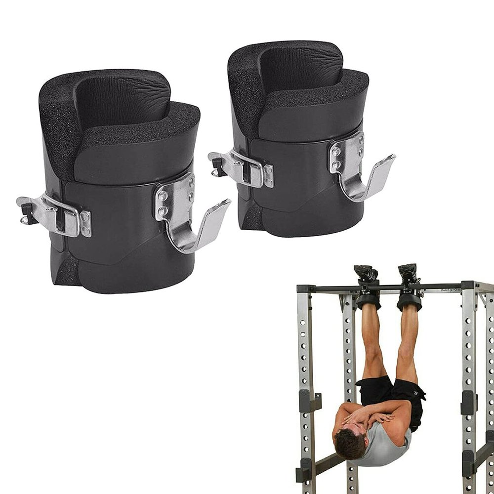 ZRJWSWPL 1 Pair Anti Gravity Boots Hang Abdominal Sit Up Hooks Hang Up Shoes Ab Chin Up Gym Fitness Equipment