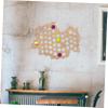 Cabilock Diy Wood Beer Map Wall Art for Bottle Caps Collection Rustic Home Decor for Living Room Bar Garage Father Day and Holidays view 2