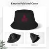 I Still Live with My Parents Womens Mans Unisex Fisherman's Hat Sun Hat Black view 3