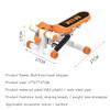 ZHCWEP Mini Stepper Aerobic Exercise Burning Calories Adjustable Hydraulic Stepper Exercise Equipment with Resistance Bands & Mat Health Fitness Beautiful Scenery, Green view 2