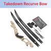 62 Inch ILF Recurve Bow with Gordon Limbs 25-60Lbs Metal Riser Competition Athletic Recurve Bow for Adult Right Handed Hunting Longbow (Earth, 45 Lbs) view 3