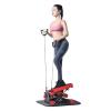 ZHCWEP Mini-Stepper Swing Stepper Home Stepper in-situ Foot Climber Waist Fitness Step Machine with Resistance Bands and Twisting Action Efficency view 1
