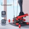 ZHCWEP Mini-Stepper Swing Stepper Home Stepper in-situ Foot Climber Waist Fitness Step Machine with Resistance Bands and Twisting Action Efficency view 4