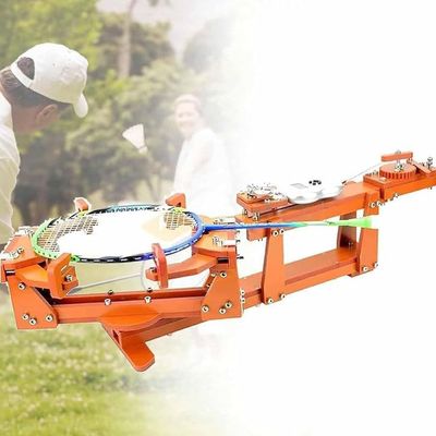 ZHPPED Winch Type Badminton String Machine, Badminton Racket String Machine, Non Slip Handle Fix Restring Tools for Squash, Tennis, Badminton Racquet