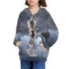 WELLFLYHOM Cat Tiger Hoodies for Kids Boys Size 6 7 Fashion Graphic Sweatshirt Long Sleeve Hoodie Teen Girls Pullover Hooded Sweater Shirt Fall Outfits Workout Sportswear Jumpers view 2