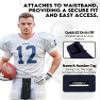 Exxact Sports Football Towel with Hook & Loop Fastener, Quarterback QB Sports Towel to Clean Hands, Visor and Gloves - Highly Absorbent, Quick Dry (Navy) view 3