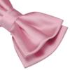 Branduce Pink Bow Tie for Men Pre-tied Adjustable Silk Blend Bowties for Wedding Party (BB05-27) view 3