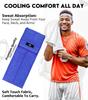 Exxact Sports Blue Football Towel with Hook & Loop Fastener, Quarterback QB Sports Towel to Clean Hands, Visor and Gloves - Highly Absorbent, Quick Dry (Royal Blue) view 2