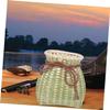 balacoo Portable Fish Basket for Carp Fishing Fishing Accessories Multi-Function Shrimp Container Bamboo Material Sturdy and Wear-Resistant view 3