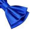 Branduce Royal Blue Bow Tie for Men Pre-tied Adjustable Silk Blend Bowties for Wedding Party (BB05-42) view 3