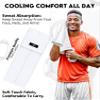 Exxact Sports White Football Towel with Hook & Loop Fastener, Quarterback QB Sports Towel to Clean Hands, Visor and Gloves - Highly Absorbent, Quick Dry (White) view 2