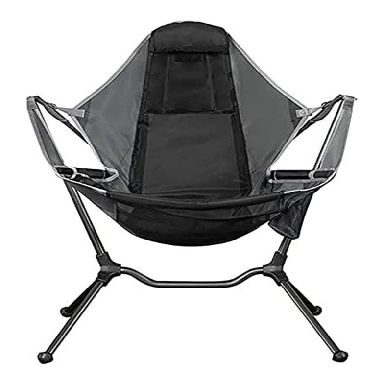 LCAIPNYF Outdoor Folding Chair Camp Chair Camp Chair Outdoor Camping Chairs for Fishing Lounger Breathable Mesh Construction 2 Side Pockets