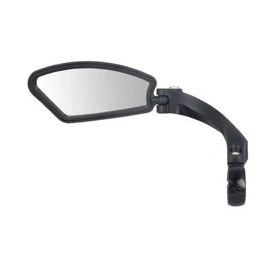 JXYFFS Rear view Mirrors Bicycle Mirror 360 Degree Rotate Road Bike Rearview Handlebar Mount Flexible Safety Cycling Back Mirror Folded Blind Bar End Rear View Mirrors (Color : Left)