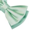 Branduce Mint Bow Tie for Men Pre-tied Adjustable Silk Blend Bowties for Wedding Party (BB05-25) view 3
