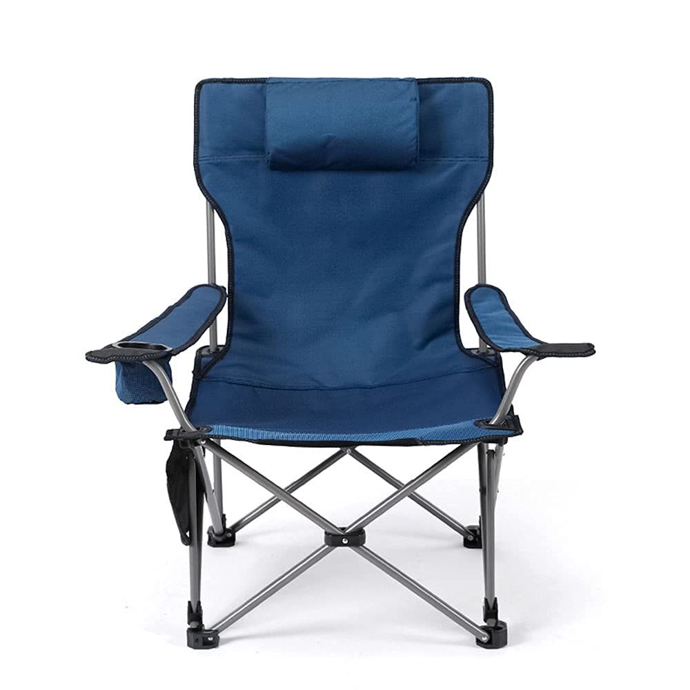 LCAIPNYF Outdoor Camping Camping Chair Beach Fishing Chair Portable Camping Picnic Chair with Storage Bag with Cup Holder