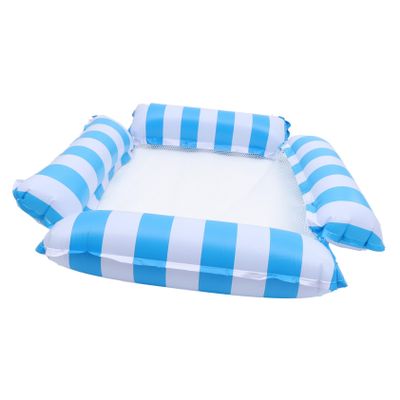 ERINGOGO Pool Floating Mat Pool Float Lounger Pool Accessory Pool Float Hammock Pool Floating Hammock Blow up Tanning Pool Floating Water Chair Floating Bed Pool Party Breathable PVC, 123X120cm