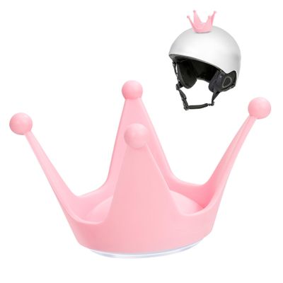 OUNONA 1pc Double Suction Cup Motorcycle Helmet Decoration Light Pink Ornament for Helmets Removable Accessory for Fun Motorcycle Bicycle Use