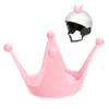 OUNONA 1pc Double Suction Cup Motorcycle Helmet Decoration Light Pink Ornament for Helmets Removable Accessory for Fun Motorcycle Bicycle Use view 1