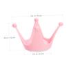 OUNONA 1pc Double Suction Cup Motorcycle Helmet Decoration Light Pink Ornament for Helmets Removable Accessory for Fun Motorcycle Bicycle Use view 2