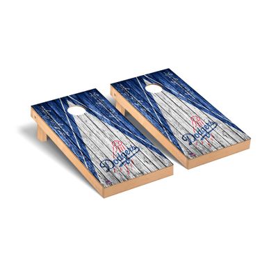Los Angeles #2 Pro Cornhole Boards, 2x4 Premium Cornhole Board Set, Officially Licensed Cornhole Boards, Comes with (2) Boards, (8) Bags & LED Hole Lights