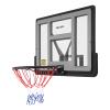 CRYBY Indoor Outdoor Basketball Backboard & Rim Combo, Pole Mount Basketball Rack & Mounting Bracket Hoop with Adjustable Goal PET Backboard, Basket Ball Hoop for School Gyms view 1