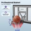CRYBY Indoor Outdoor Basketball Backboard & Rim Combo, Pole Mount Basketball Rack & Mounting Bracket Hoop with Adjustable Goal PET Backboard, Basket Ball Hoop for School Gyms view 4
