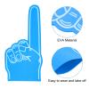 PATIKIL Giant Foam Finger 18 Inch, 3 Pack EVA Number 1 DIY Blank Foam Hand Cheerleading for Sports Events Spirit Games Party, Blue view 4