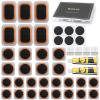 Dexnoca Bike Inner Tire Patch Repair Kit - Bycicle Tube Puncture Patches Kits, 30PCS Vulcanizing Patches, Glueless Patchs for Motorcycle BMX Cycling MTB Road Mountain Bicycle A5 view 1