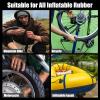 Dexnoca Bike Inner Tire Patch Repair Kit - Bycicle Tube Puncture Patches Kits, 30PCS Vulcanizing Patches, Glueless Patchs for Motorcycle BMX Cycling MTB Road Mountain Bicycle A5 view 3