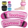 Sportneer Ankle Weights 0.5/1/2/3/5 LBS 1 Pair Wrist Leg Arm Weights for Women Men Kids Child with Adjustable Straps, Strength Weighted for Jogging Running Walking Fitness Gym Workout (Pink, 0.5 lbs x 2) view 1