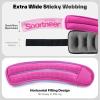 Sportneer Ankle Weights 0.5/1/2/3/5 LBS 1 Pair Wrist Leg Arm Weights for Women Men Kids Child with Adjustable Straps, Strength Weighted for Jogging Running Walking Fitness Gym Workout (Pink, 0.5 lbs x 2) view 4