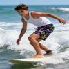 ALISISTER Boys Swim Trunks Size 10-12 with Compression Liner Neon Game Gamer Bathing Suit Kids Swim Shorts Boxer Briefs Swimsuit Swimming view 4