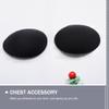 OATIPHO Men S Muscle Pads 1 Pair Comfortable Non-Woven Replaceable Push-up Chest Pads for Outdoor Activities Daily Wear Black view 2