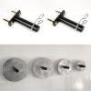 ARCVOX 2 Pcs Barbell Plate Rack Wall Mounted, 50KG Bearing Home Gym Barbell Holder, Workout Exercise Equipment Organizer, Wall Hanging Barbell Rack Iron Welding view 1