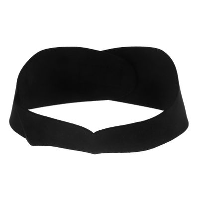 WHAMVOX Waterproof Ear Covers for Kids Swimming Adjustable Headband Ear Diving Yoga Protection (black)