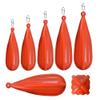 Cuoyuqie 6pcs Fishing Practice Casting Plugs 1/4oz-3/4oz Soft Plastic Baitcasting Weight view 2