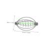 balacoo 12pcs Fishing Bait Cages Portable Carp Feeder Bait Release Tool for Fishing Easy to Carry and Use for Attracting Fish No Waste view 2