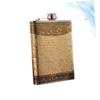 IMIKEYA Whisky Flask for Men Portable Stainless Steel Flask Leakproof Cover for Hiking Camping view 3