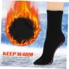 GANAZONO 4pairs Thermal Mid-calf Socks for Women Men Heated Toe Socks Warm Winter Cotton Massage view 3
