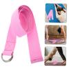 WHAMVOX Yoga Tension Strap Non-elastic Stretching Auxiliary Equipment Pink Yoga Rope for Flexibility and Support for Beginners and Advanced Practitioners view 3
