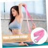WHAMVOX Yoga Tension Strap Non-elastic Stretching Auxiliary Equipment Pink Yoga Rope for Flexibility and Support for Beginners and Advanced Practitioners view 4