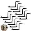 GBACHOOSE 12 Pack Screw in Tree Steps for Hunting 5 Inch Tree Steps for Climbing, Tree Climbing Screw in Steps for Hunting, with Slip-Resistant knurling Pattern view 1